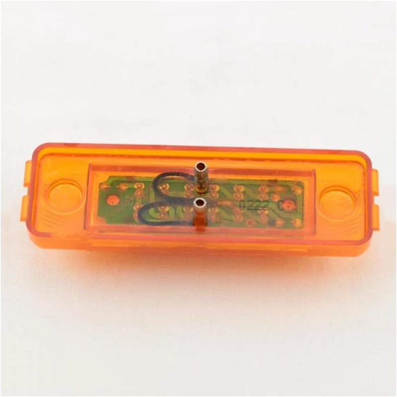 Fugedox M20350Y Side Marker Clearance 12 LED light Amber Lens Model 19 1 X 4 - Image 2
